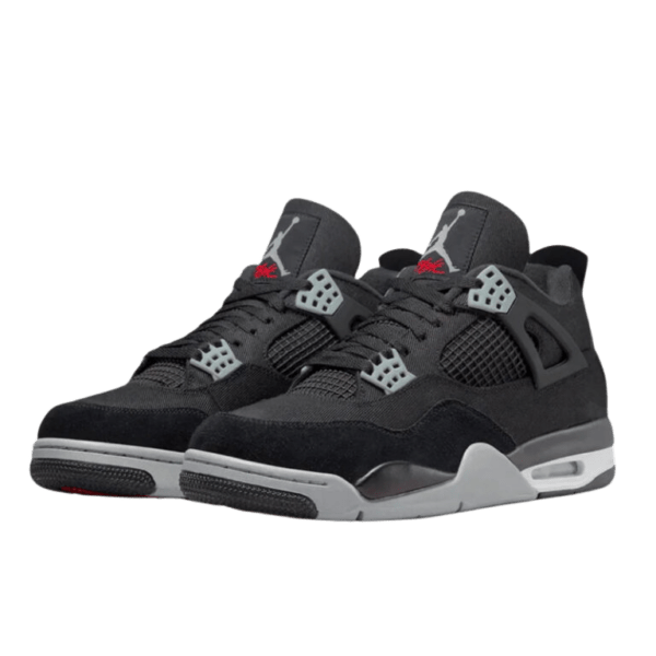 Air Jordan 4 (Black Canvas)